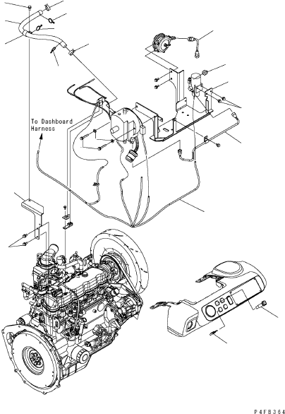Жгут проводов 3EB-05-56212 KOMATSU