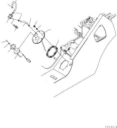 Бак 3EB-55-57510 KOMATSU