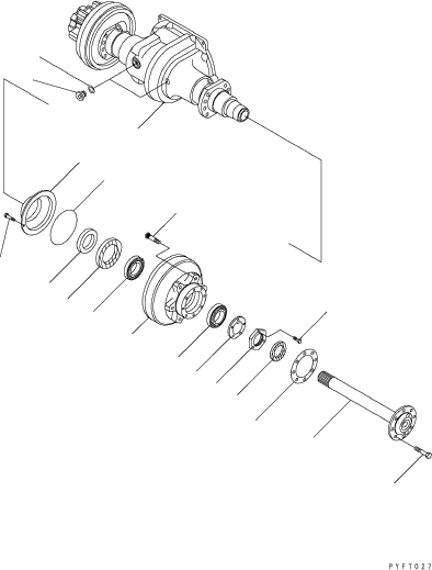Болт 3EB-22-45621 KOMATSU