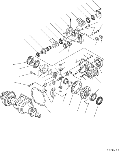 GEAR ASSY 3EB-21-55550 KOMATSU