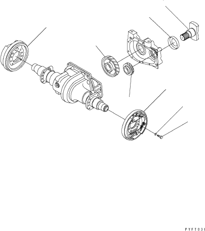 GEAR, DRIVE (NO. 12) 37B-1TH-5120 KOMATSU