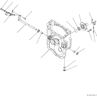 Корпус 3EB-11-51110 KOMATSU