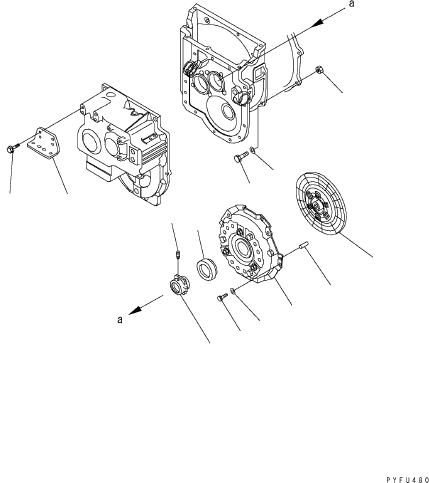 DISC (GASOLINE ENGINE) 3EB-10-41220 KOMATSU