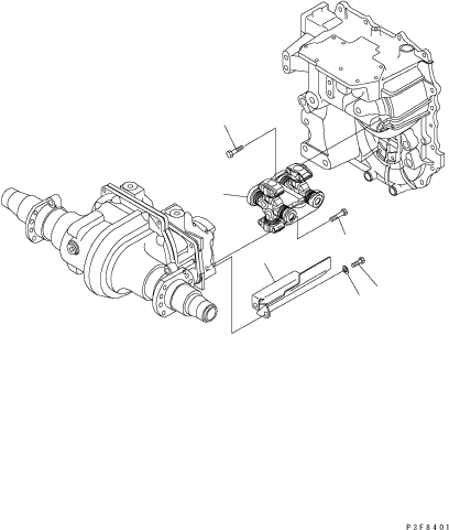 Крышка 3EB-20-54710 KOMATSU