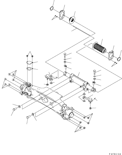 BOOT, PS CYLINDER 3EB-64-41321 KOMATSU