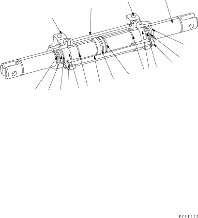 REPAIR KIT, POWER STEERING CYLINDER HJMK-2091D KOMATSU