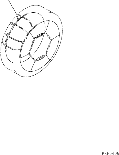 TIRE CHAIN 3EB-27-15110 KOMATSU