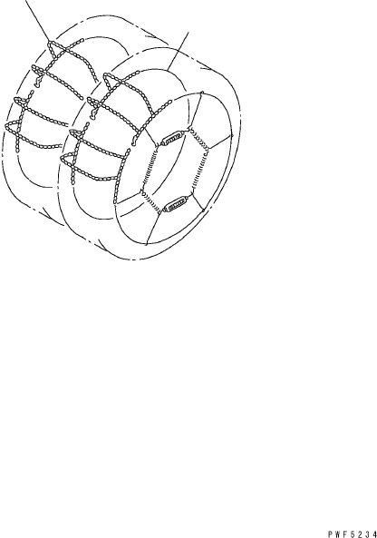 TIRE CHAIN 3EB-27-15310 KOMATSU