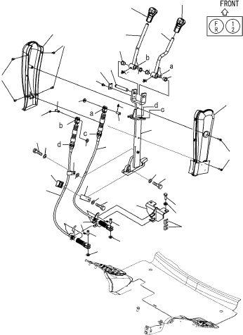LEVER, TRANSMISSION SHIFT 37B-1CL-5032 KOMATSU
