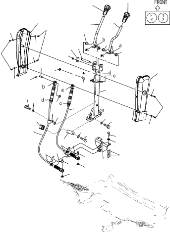 LEVER, TRANSMISSION SHIFT 37B-1CL-5062 KOMATSU