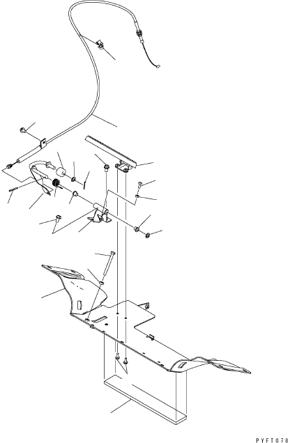 FLOOR PLATE 3EB-50-69111 KOMATSU
