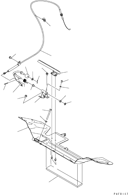 FLOOR PLATE 3EB-50-69131 KOMATSU