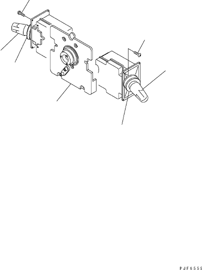Переключатель указателей поворота 3EB-56-53271 KOMATSU