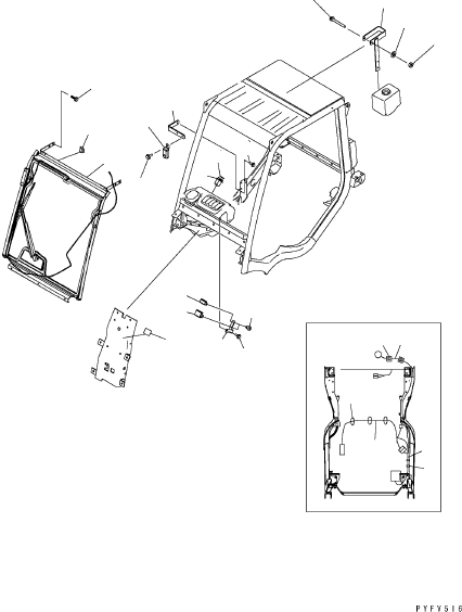 Жгут проводов 3EB-51-55530 KOMATSU