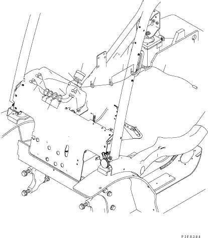 Жгут проводов 3EB-56-56440 KOMATSU