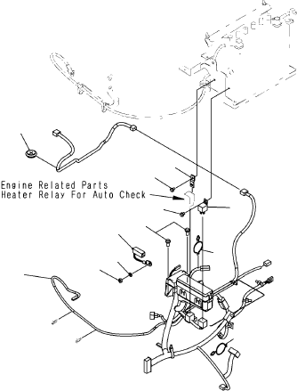 HARNESS, ENGINE 3EB-55-56214 KOMATSU