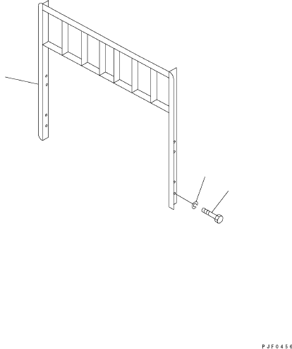 GUARD (W=1060 H=1220) 37B-7B4-6090UE KOMATSU