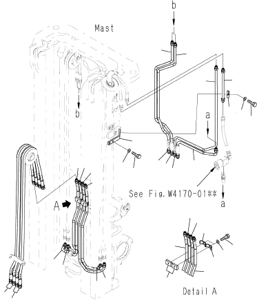 PIPE (4.3-5.0M) 37B-ZFL-7010 KOMATSU