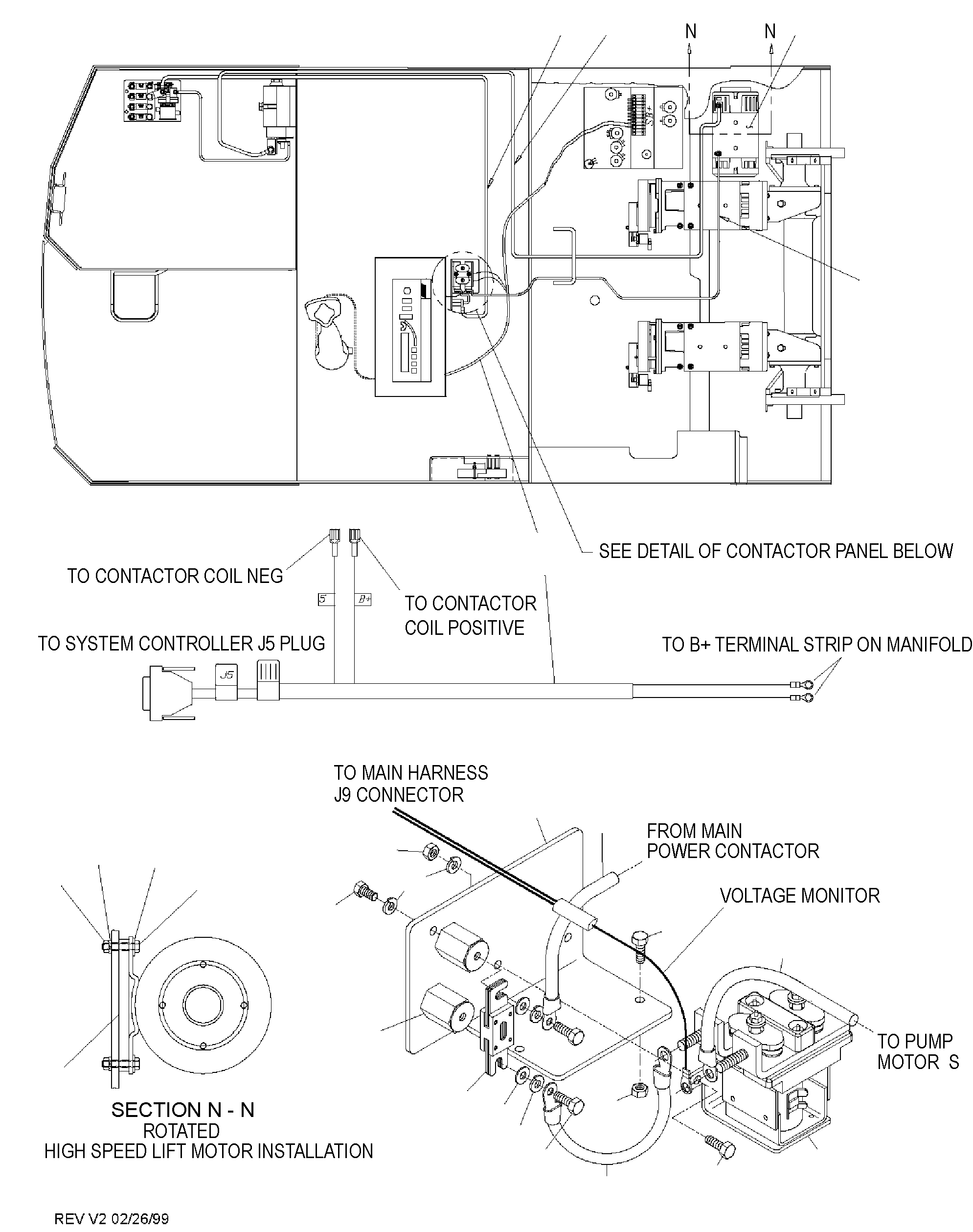 HARNESS, J5 2ND PUMP CONT W/2ND AUX (FOR 2ND AUX) BS502011 KOMATSU