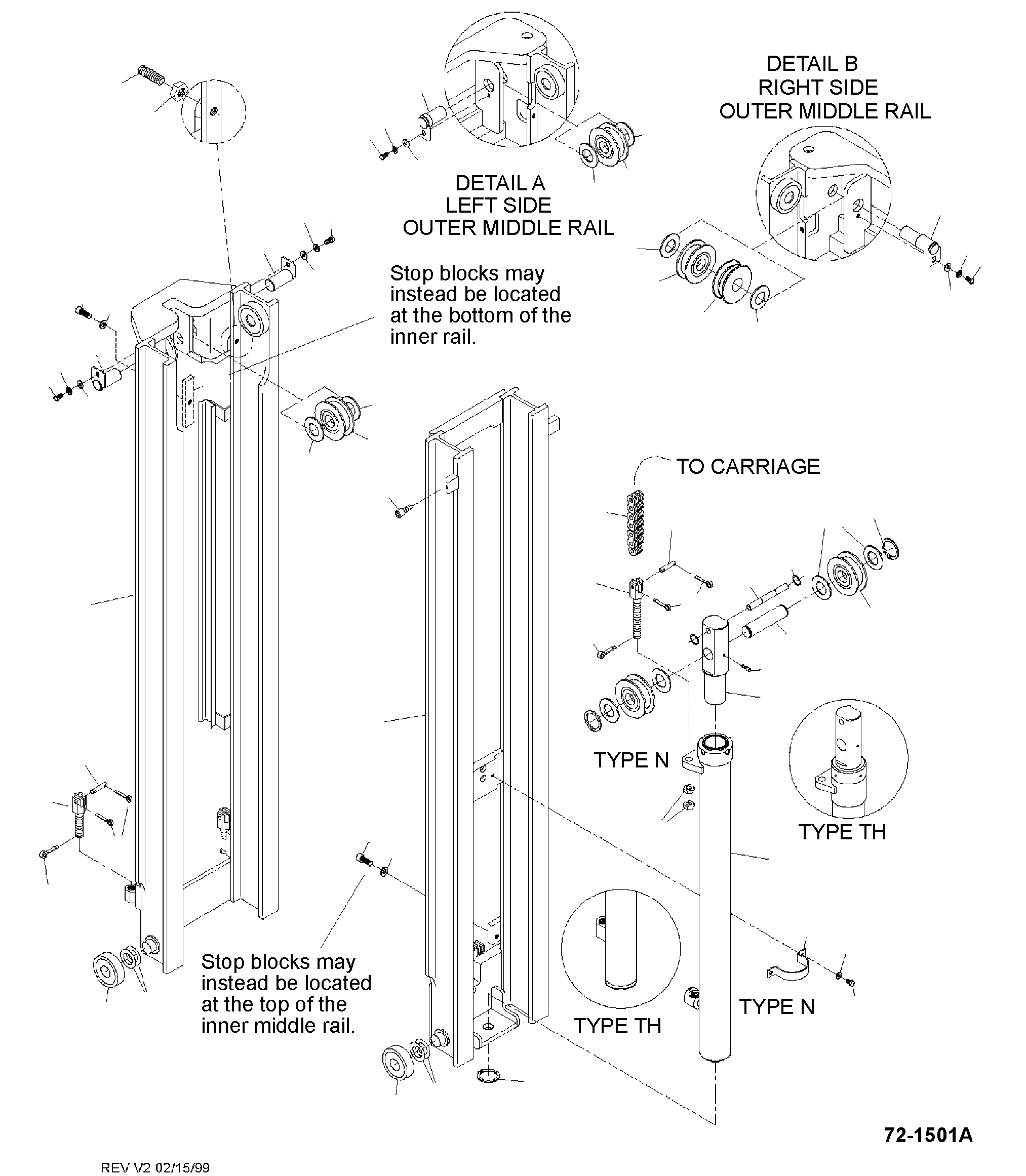 STOP BLOCK BS501243 KOMATSU