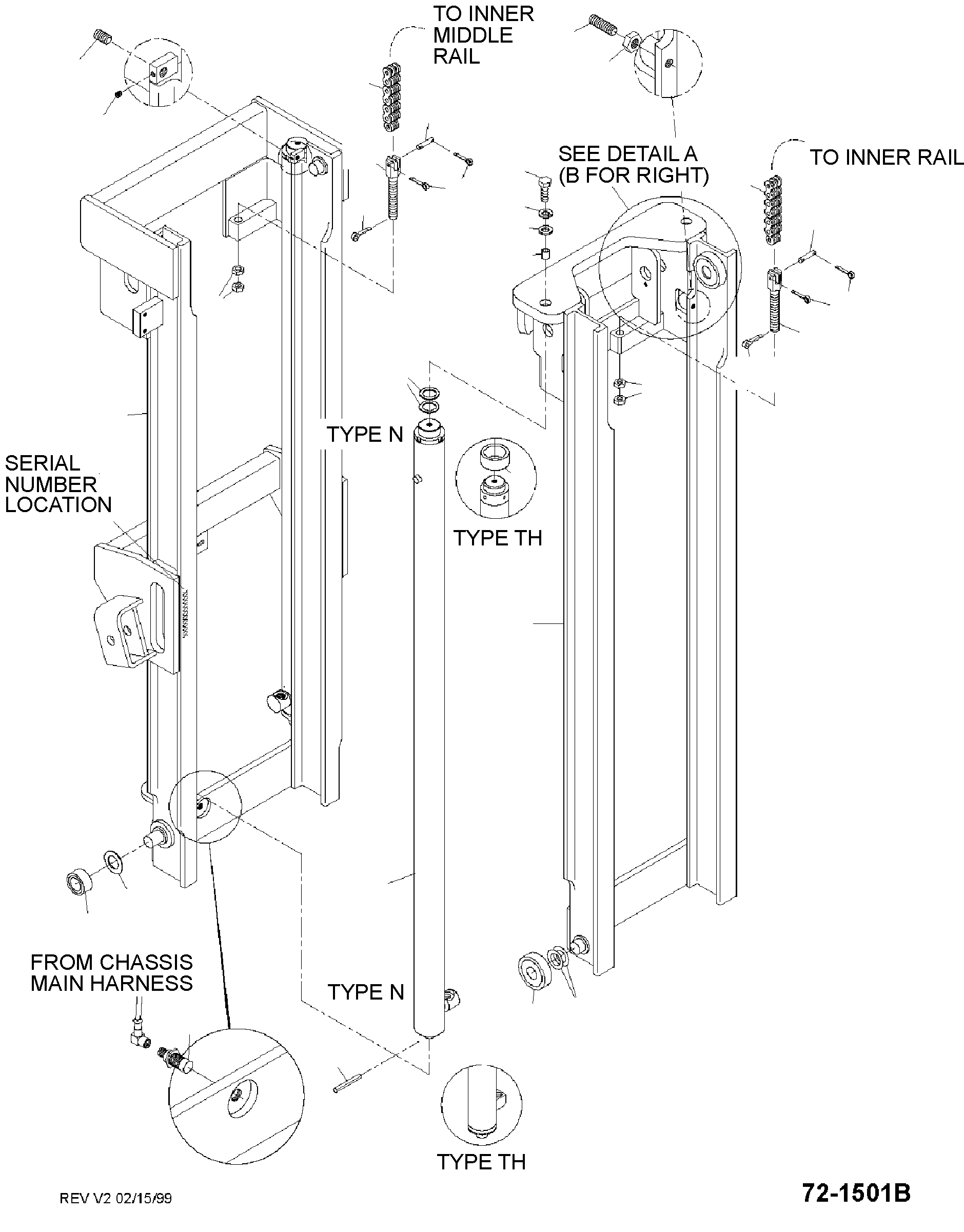 SEAL KIT FOR TYPE N OUTER CYLINDER BS503341 KOMATSU