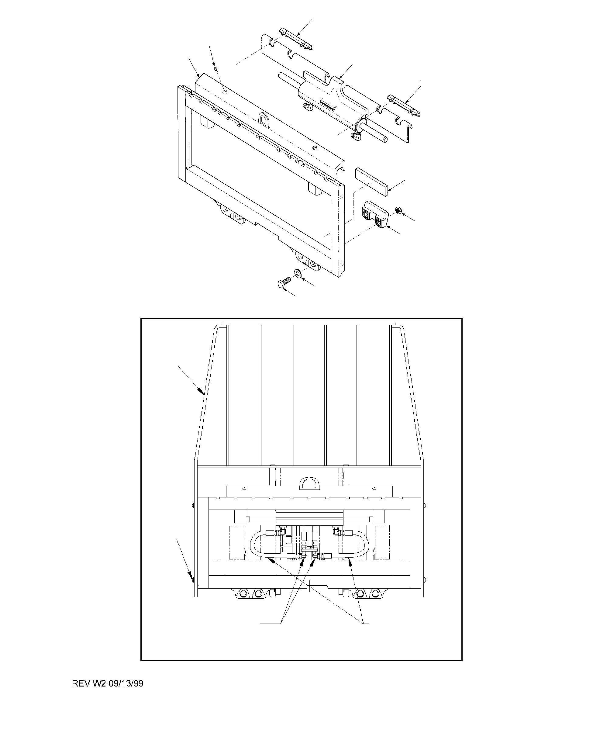 LOAD BACKREST, 37.5 IN. WIDE BS503510 KOMATSU