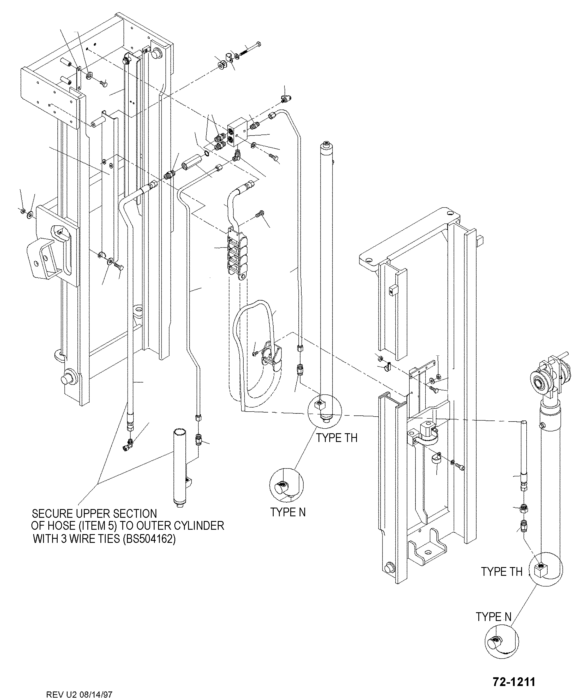 REDUCER, #12-#8 BS500058 KOMATSU