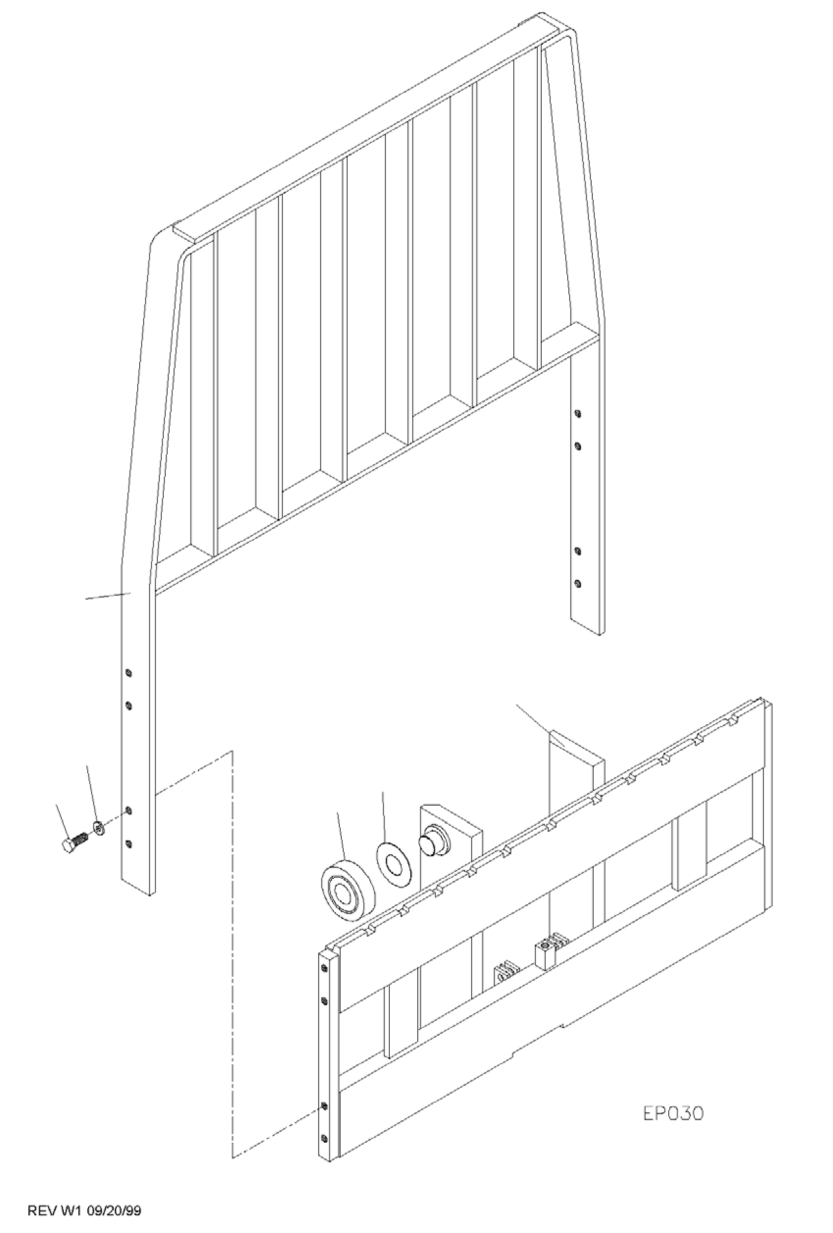 CARRIAGE, TRIPLEX BS501333 KOMATSU