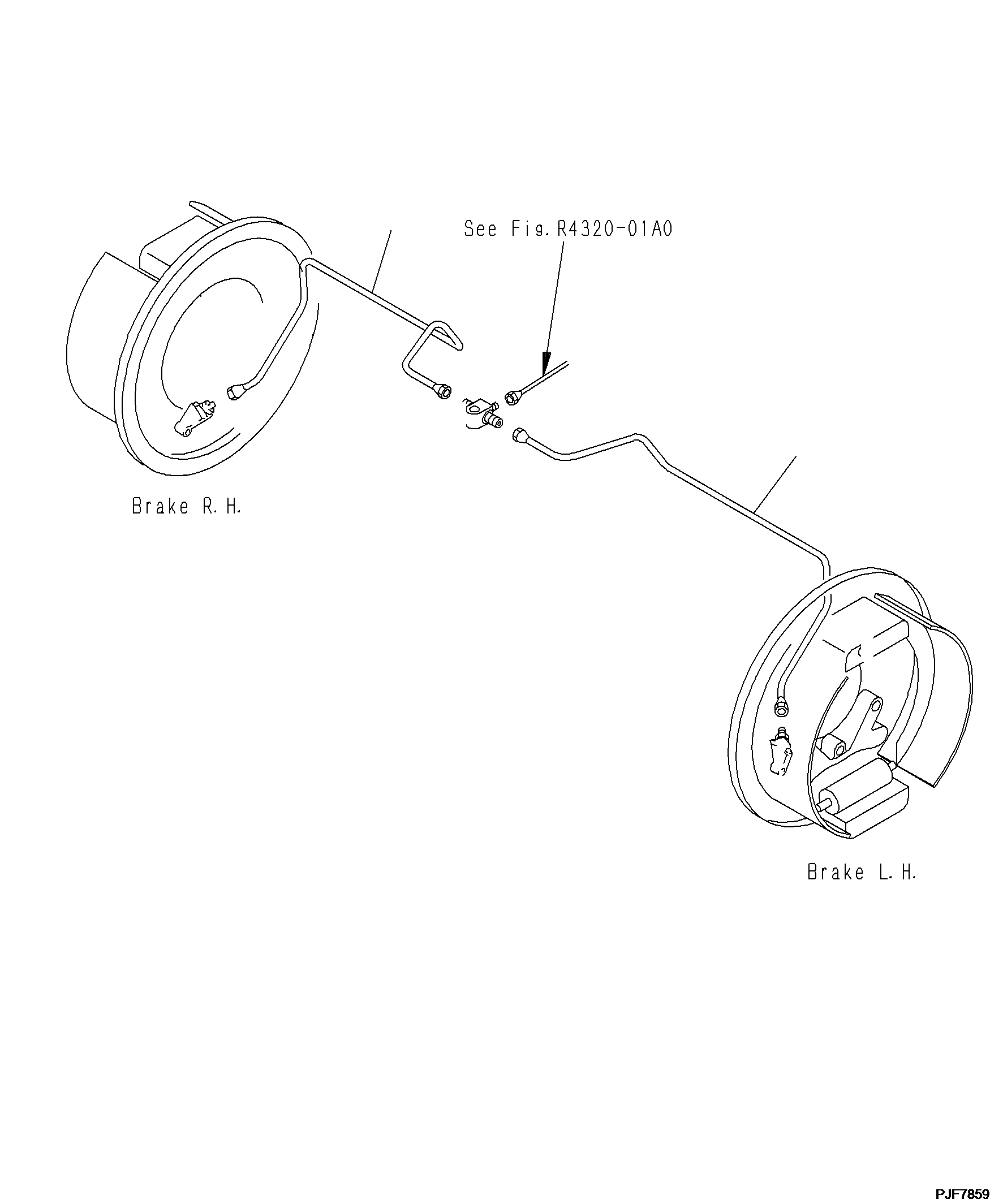 PIPE, R.H. 3FE-38-31470 KOMATSU