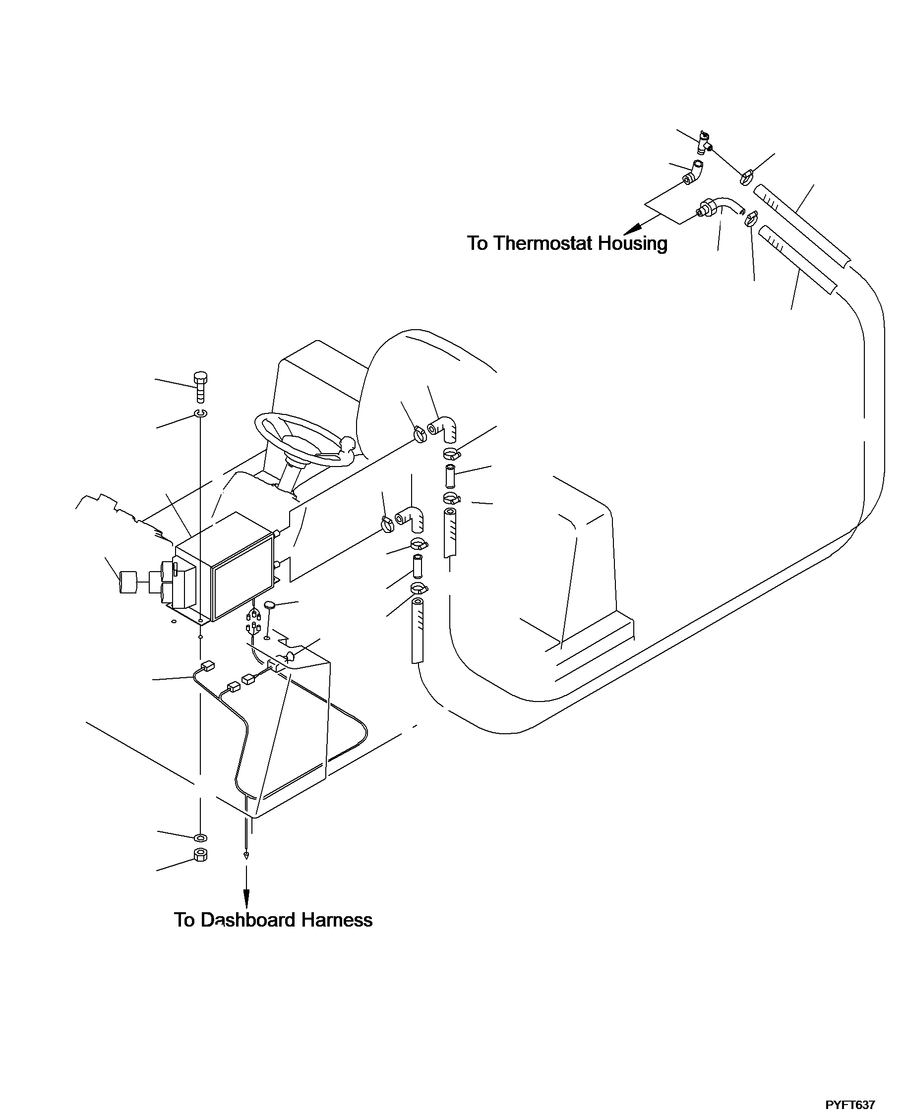 Угольник 3FE-94-11170 KOMATSU
