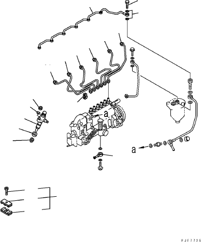 Труба 1-15416-011-0 KOMATSU