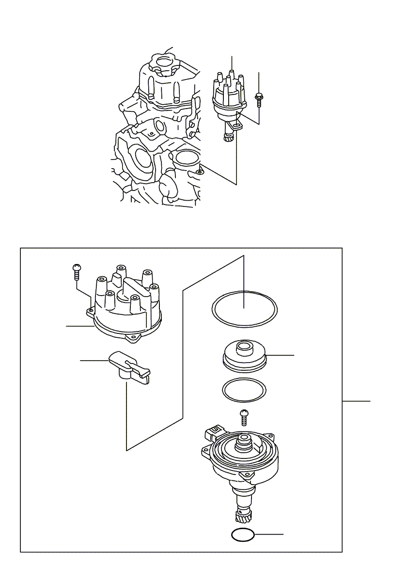 DISTRIBUTOR ASSY 22100-VB011 KOMATSU
