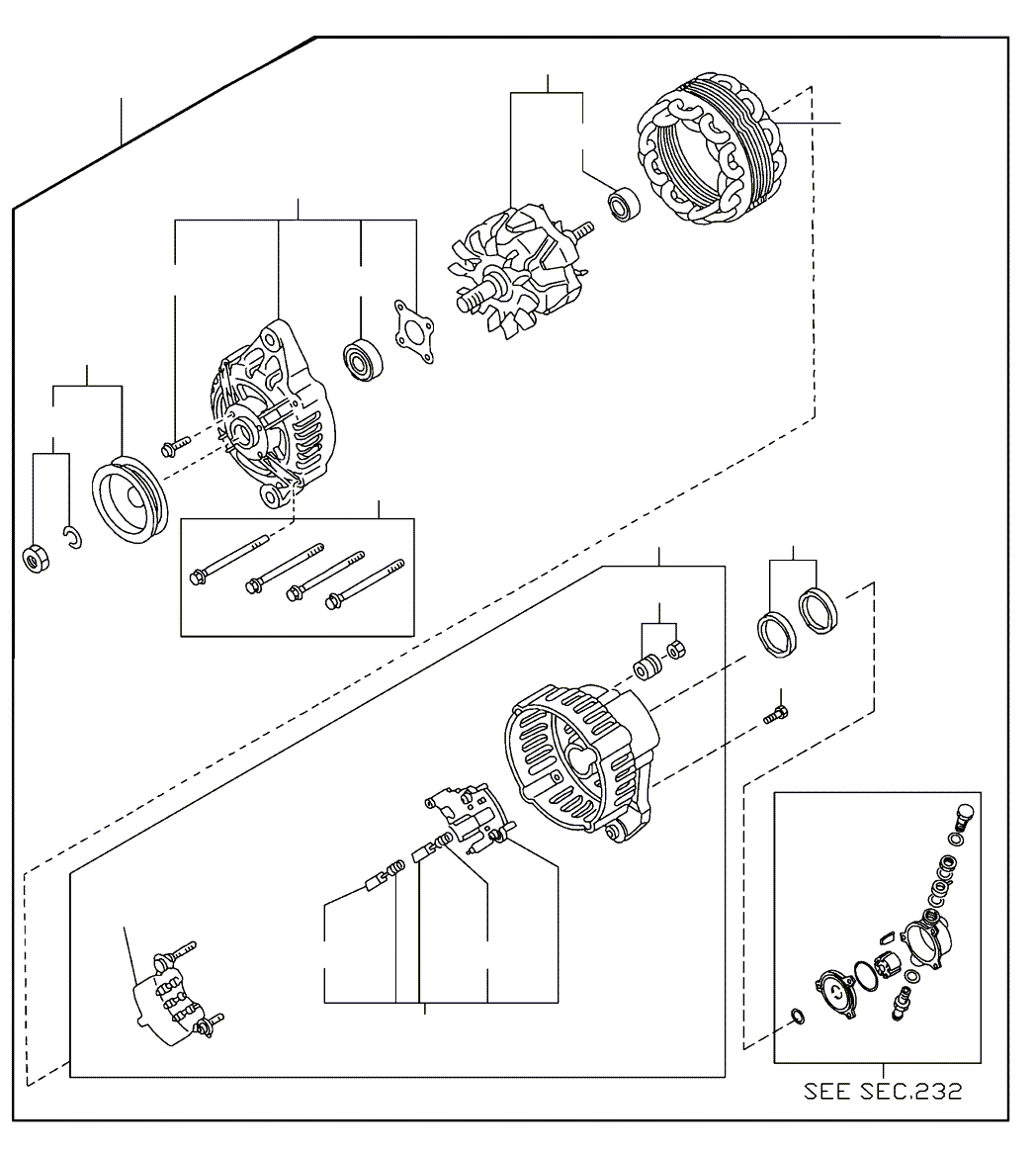RECTIFIER ASSY 23124-K8471 KOMATSU