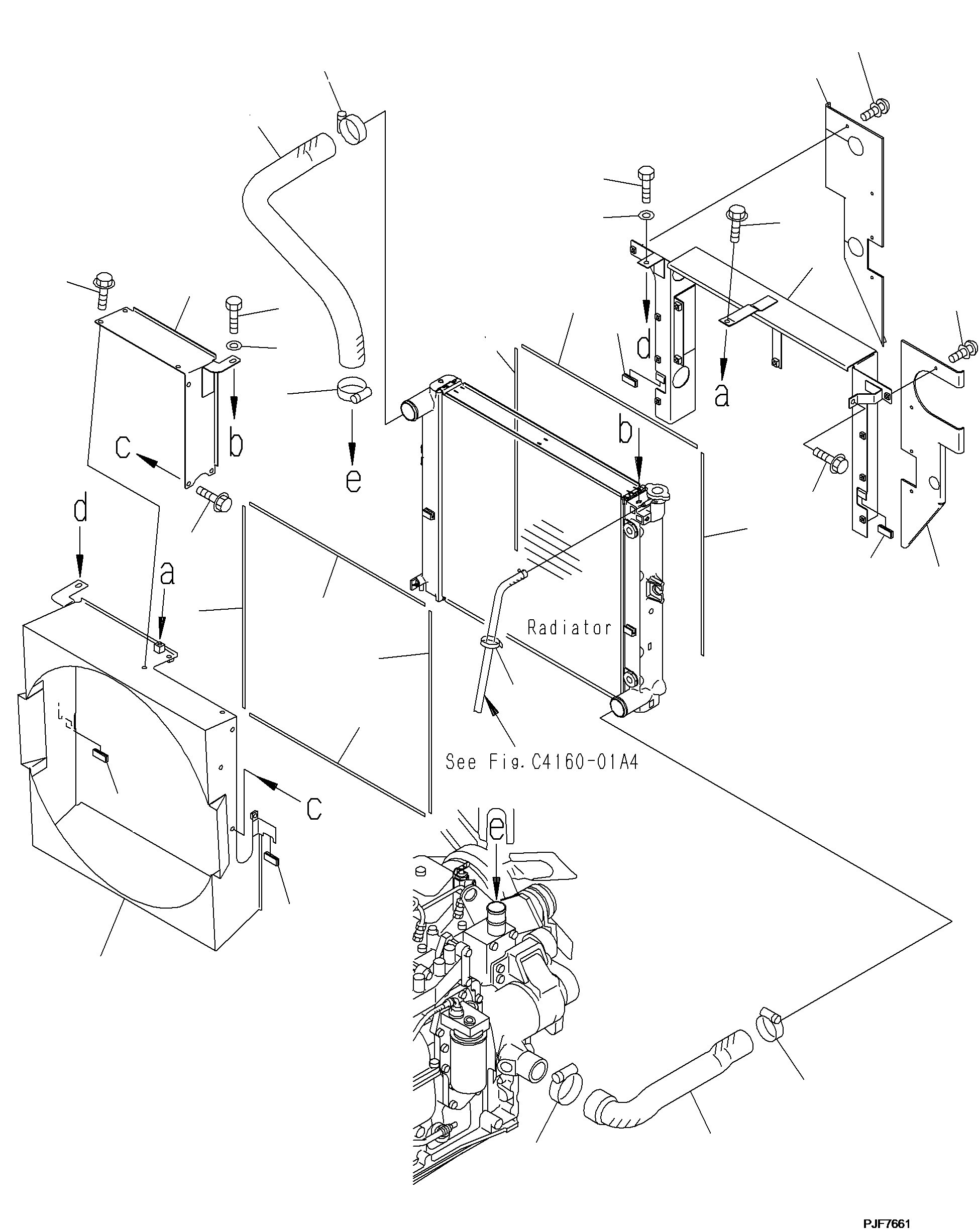RUBBER, LH 3FD-04-27360 KOMATSU