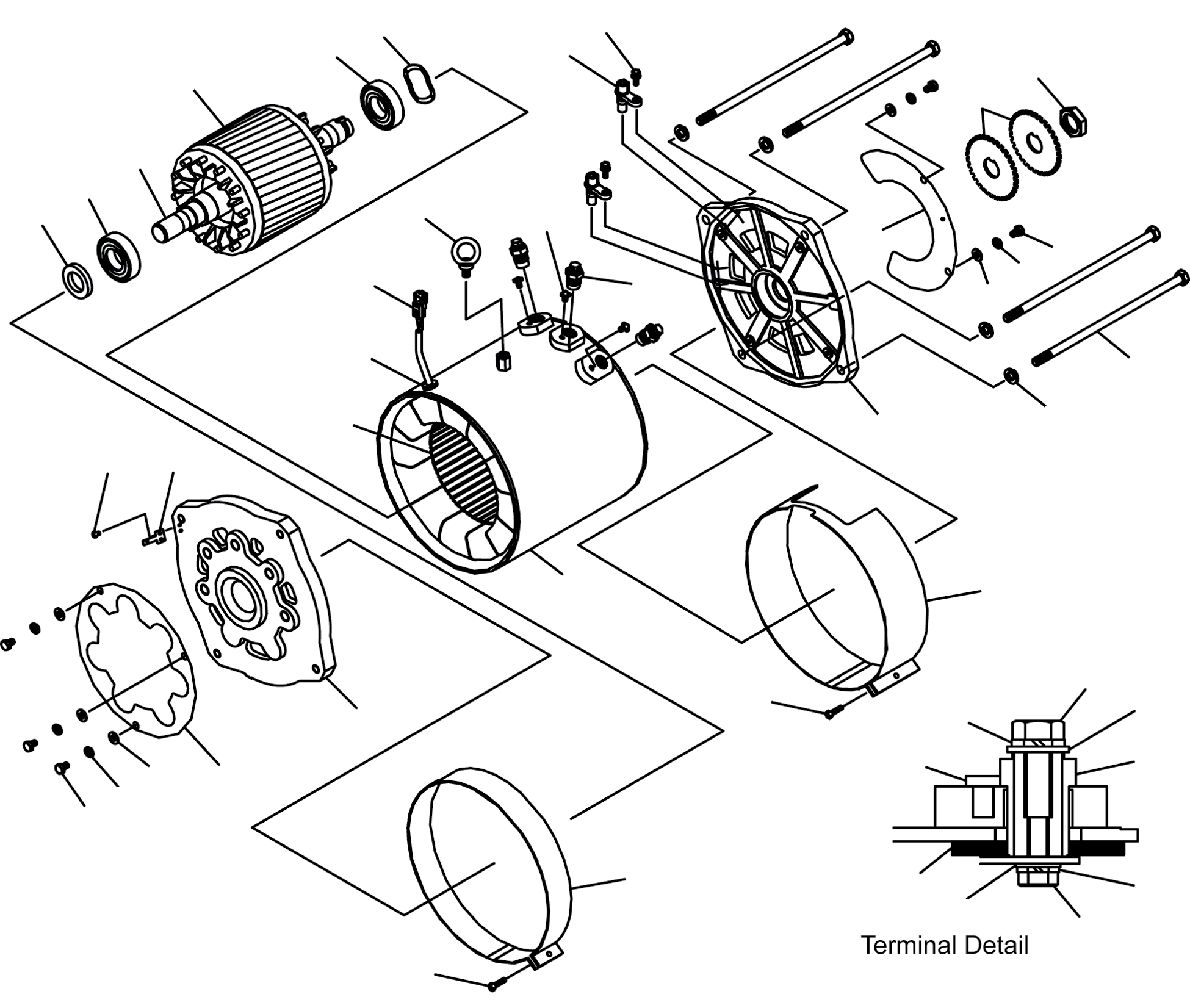 MOTOR ASSY - TRACTION 3BB-17-57410 KOMATSU