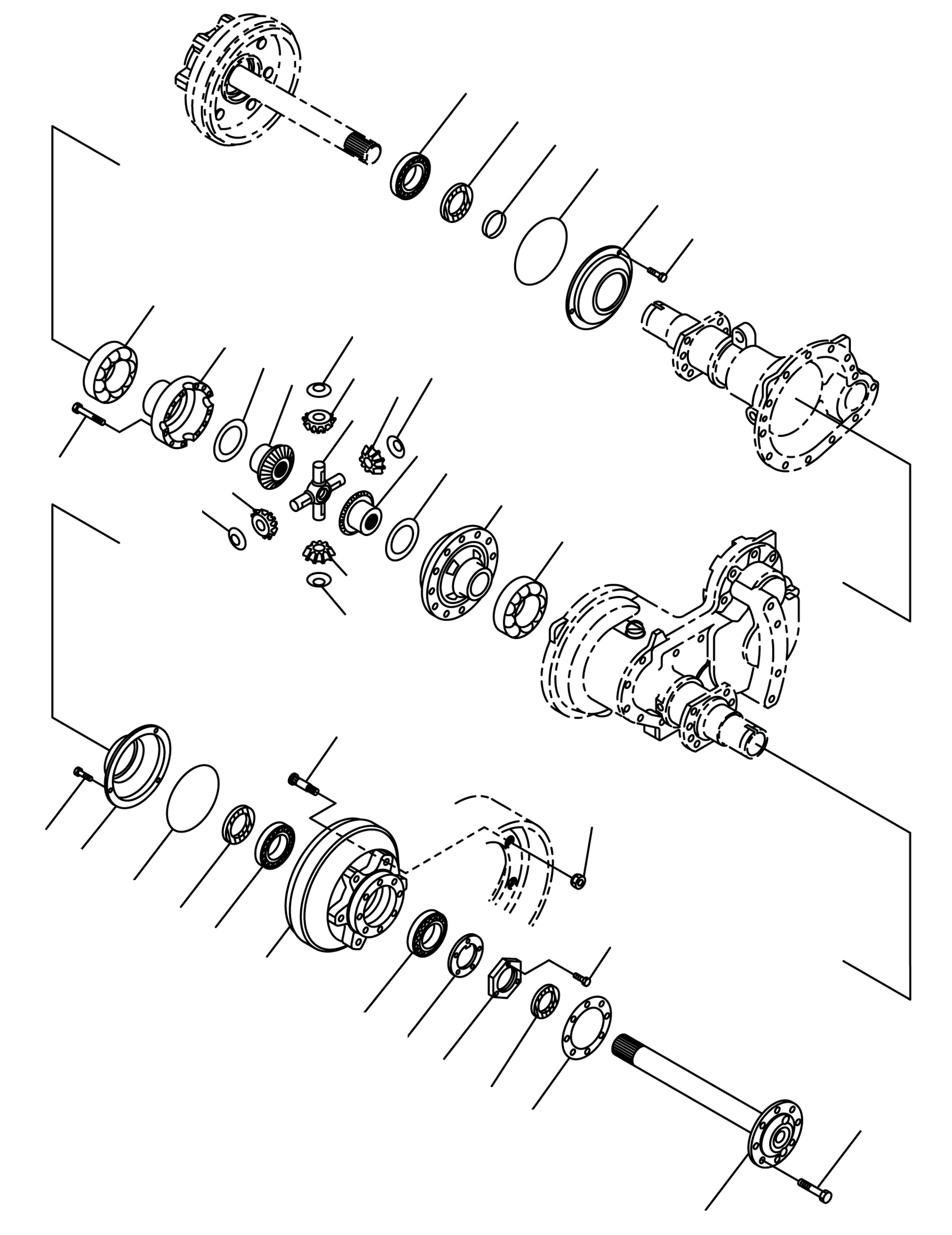 DIFFERENTIAL SUB-ASSY 3BB-22-57590 KOMATSU