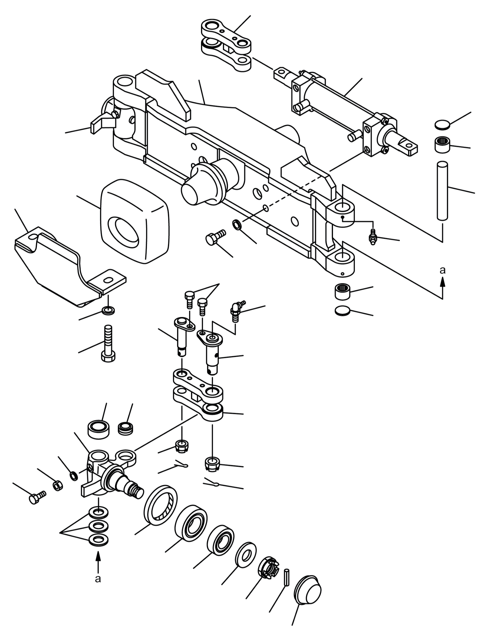 KNUCKLE - R.H. 3BB-25-A6221 KOMATSU