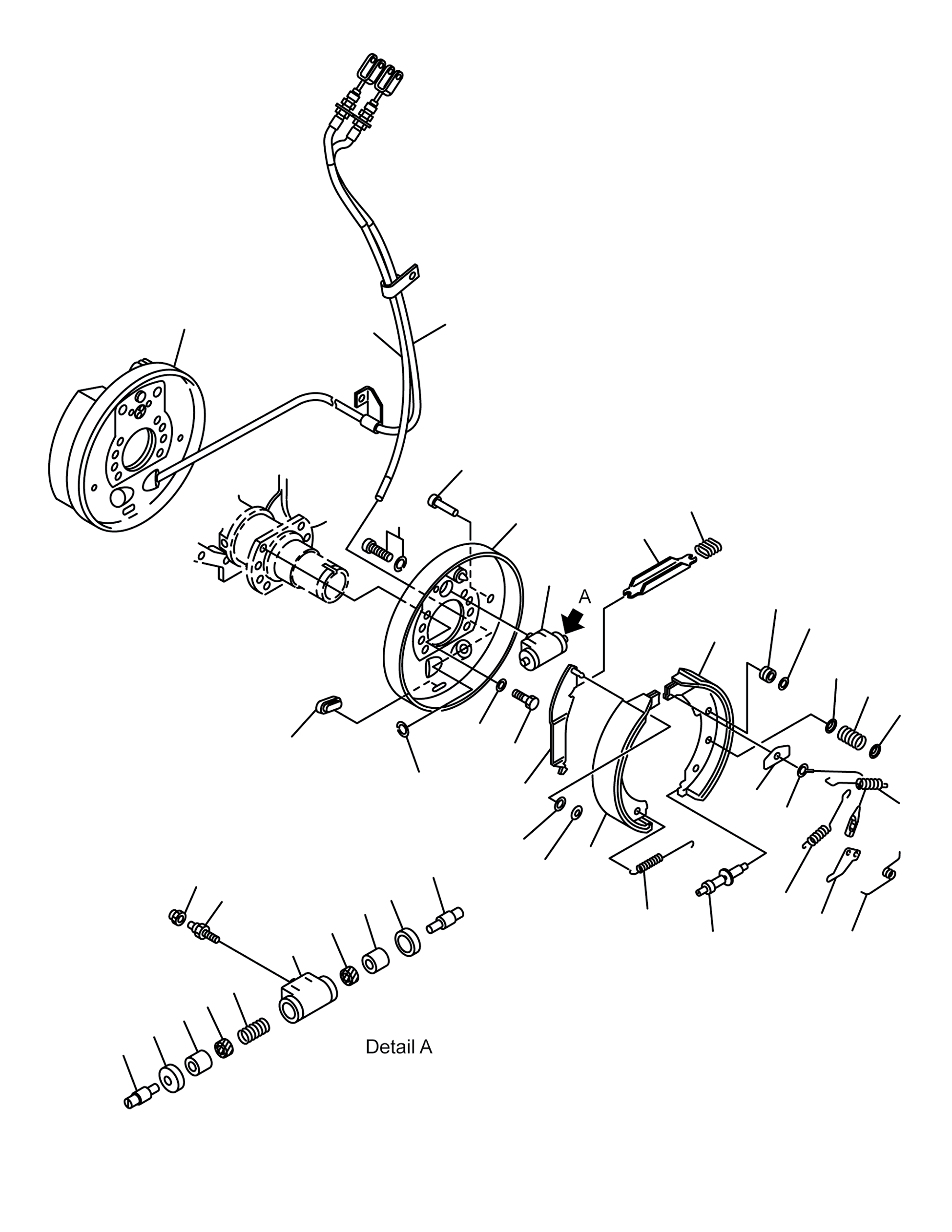 BRAKE SHOE KIT, LH 3BB-K3-52010 KOMATSU