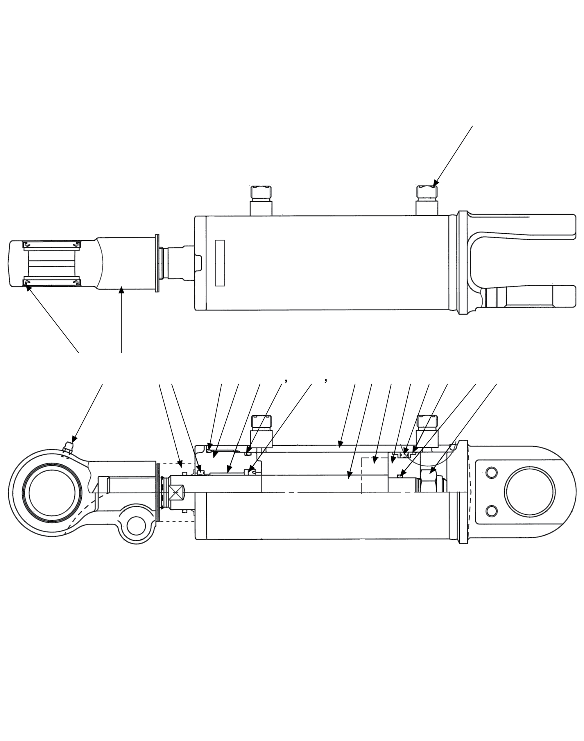 ROD (10/5) 3BB-64-A6640 KOMATSU