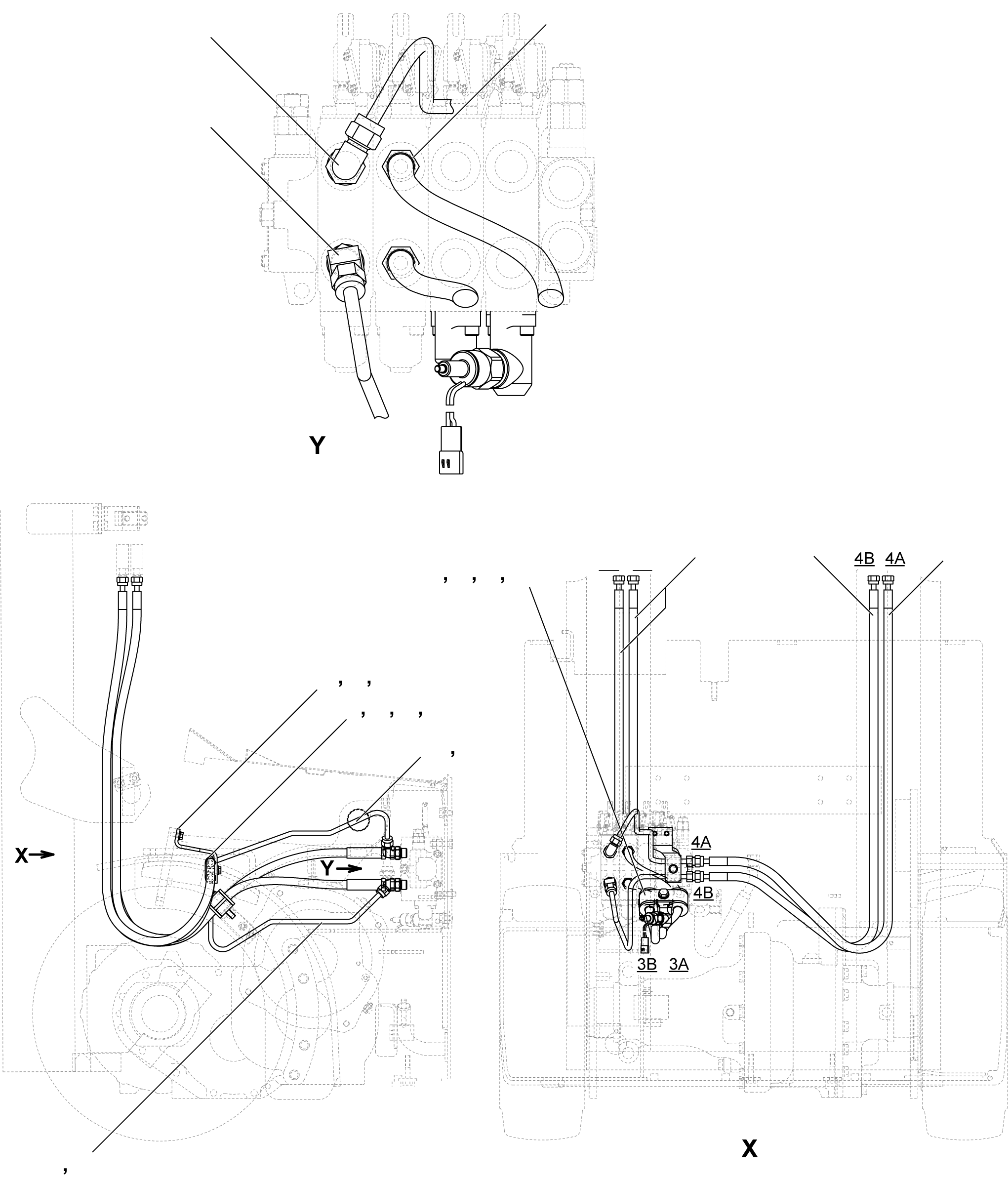BRACKET (3RD FUNCTION) 3BB-66-A6791 KOMATSU