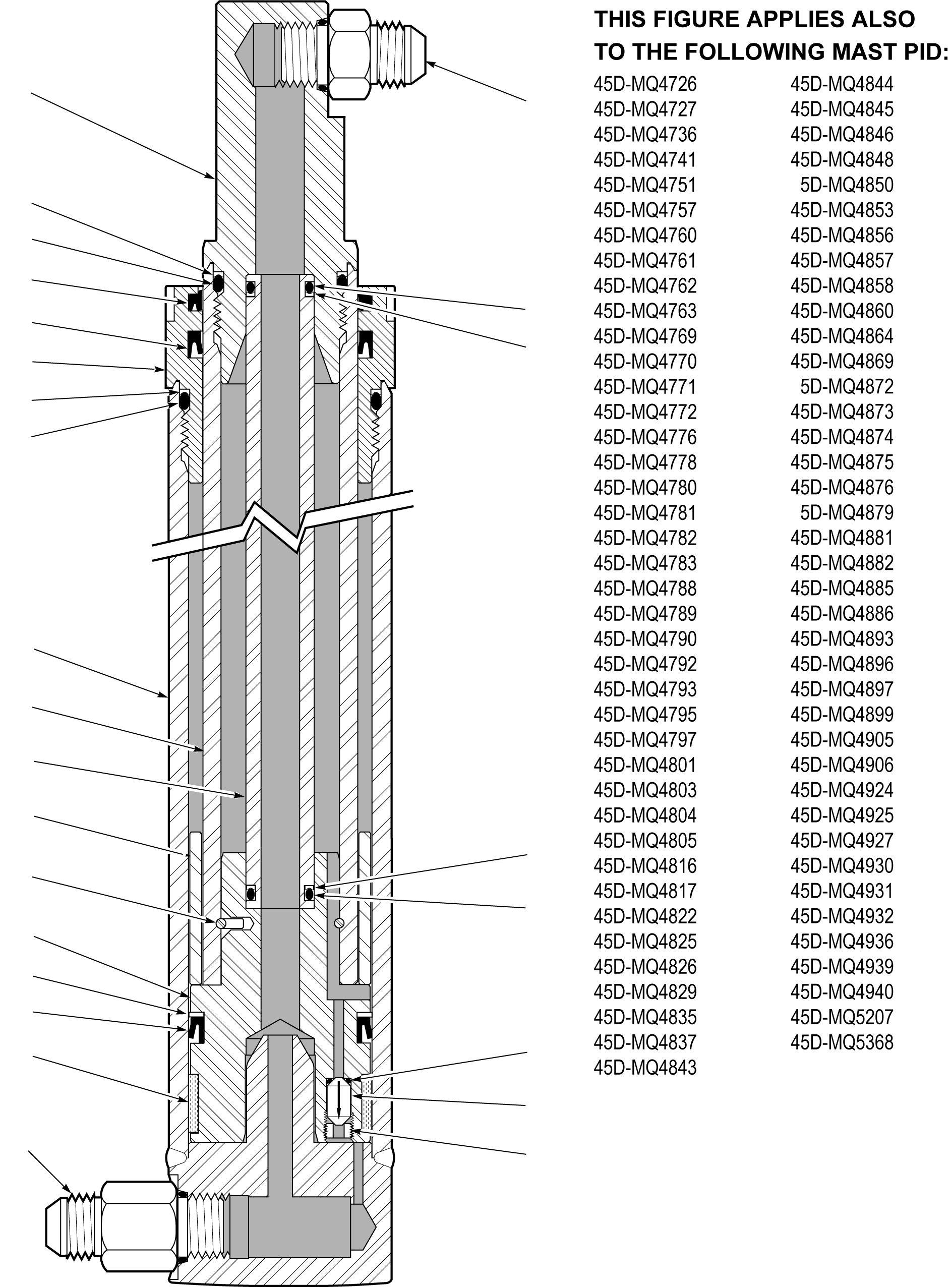CHECK VALVE SERVICE KIT C216677 KOMATSU