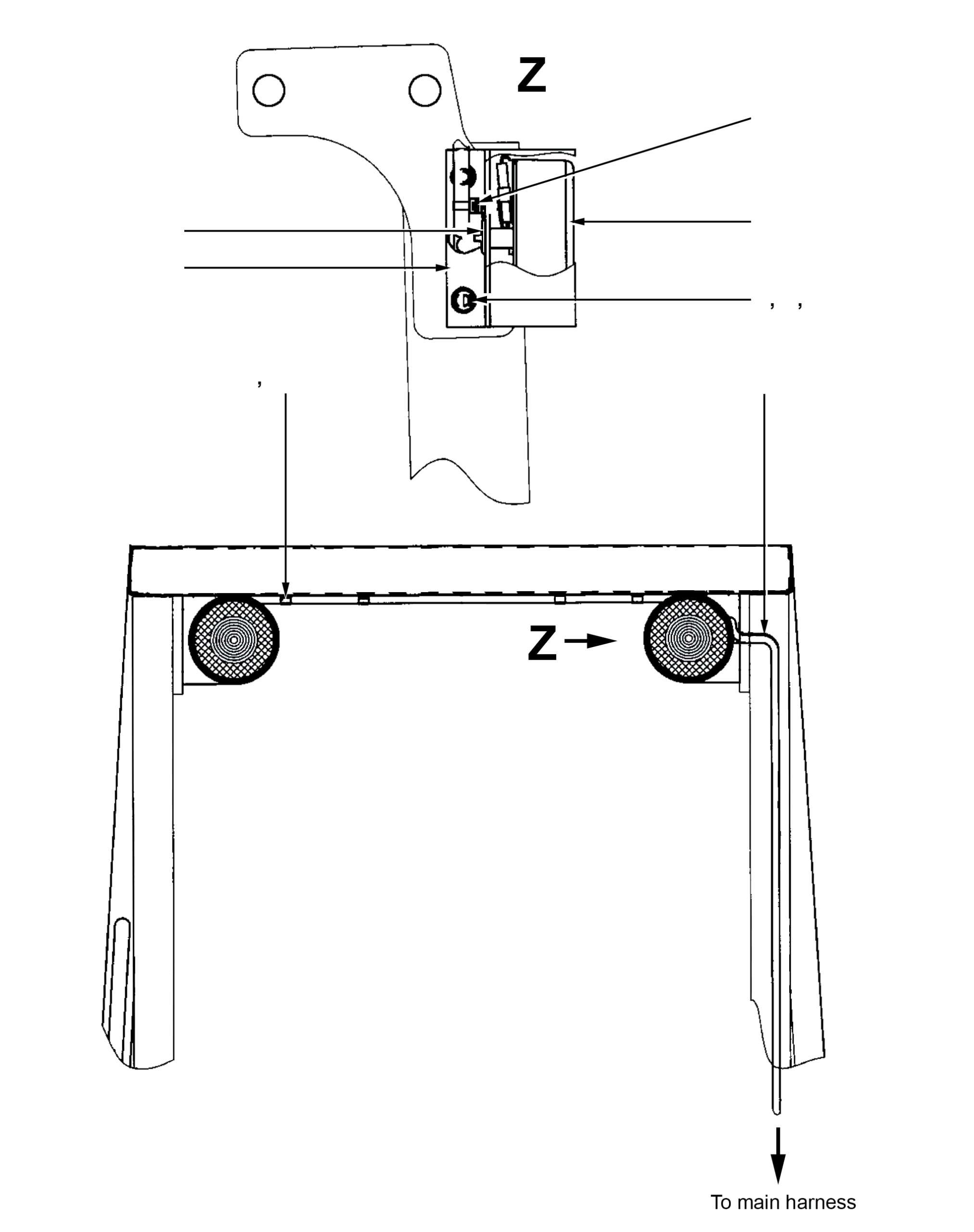 HARNESS, TAIL LIGHT 3BB-55-57760 KOMATSU