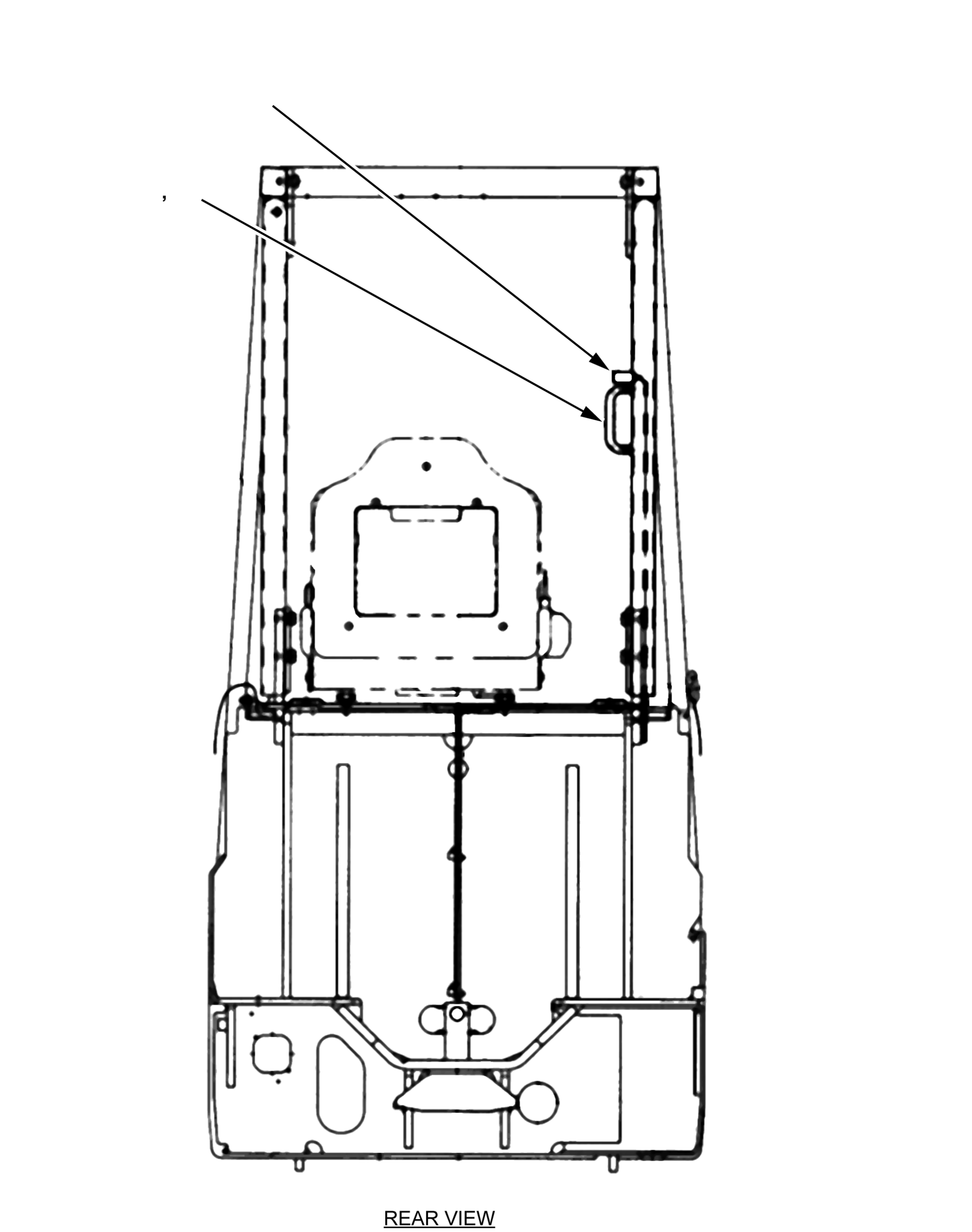 Ручка 3BB-51-57430 KOMATSU