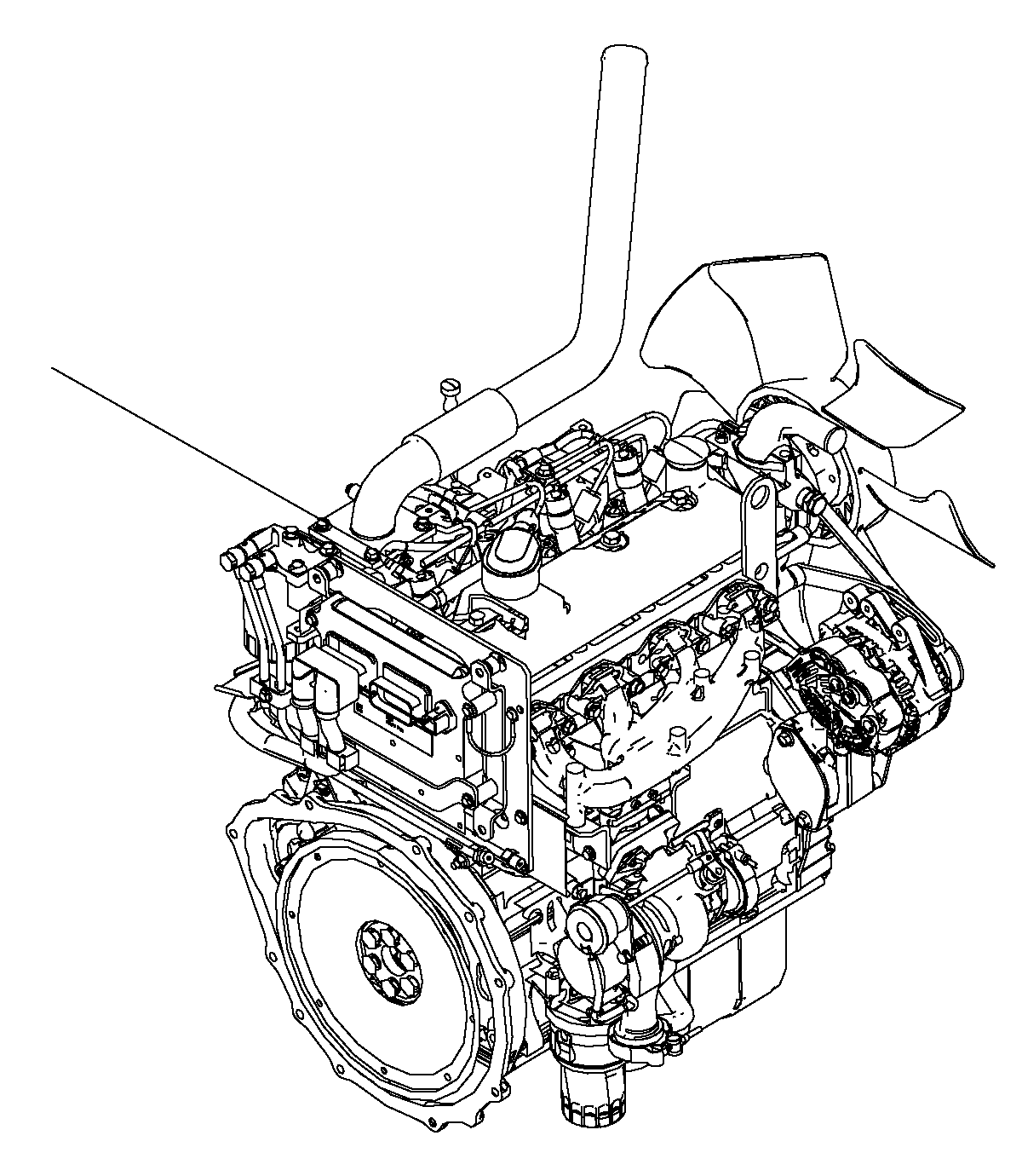 ENGINE ASSY 37C-1DB-6012 KOMATSU
