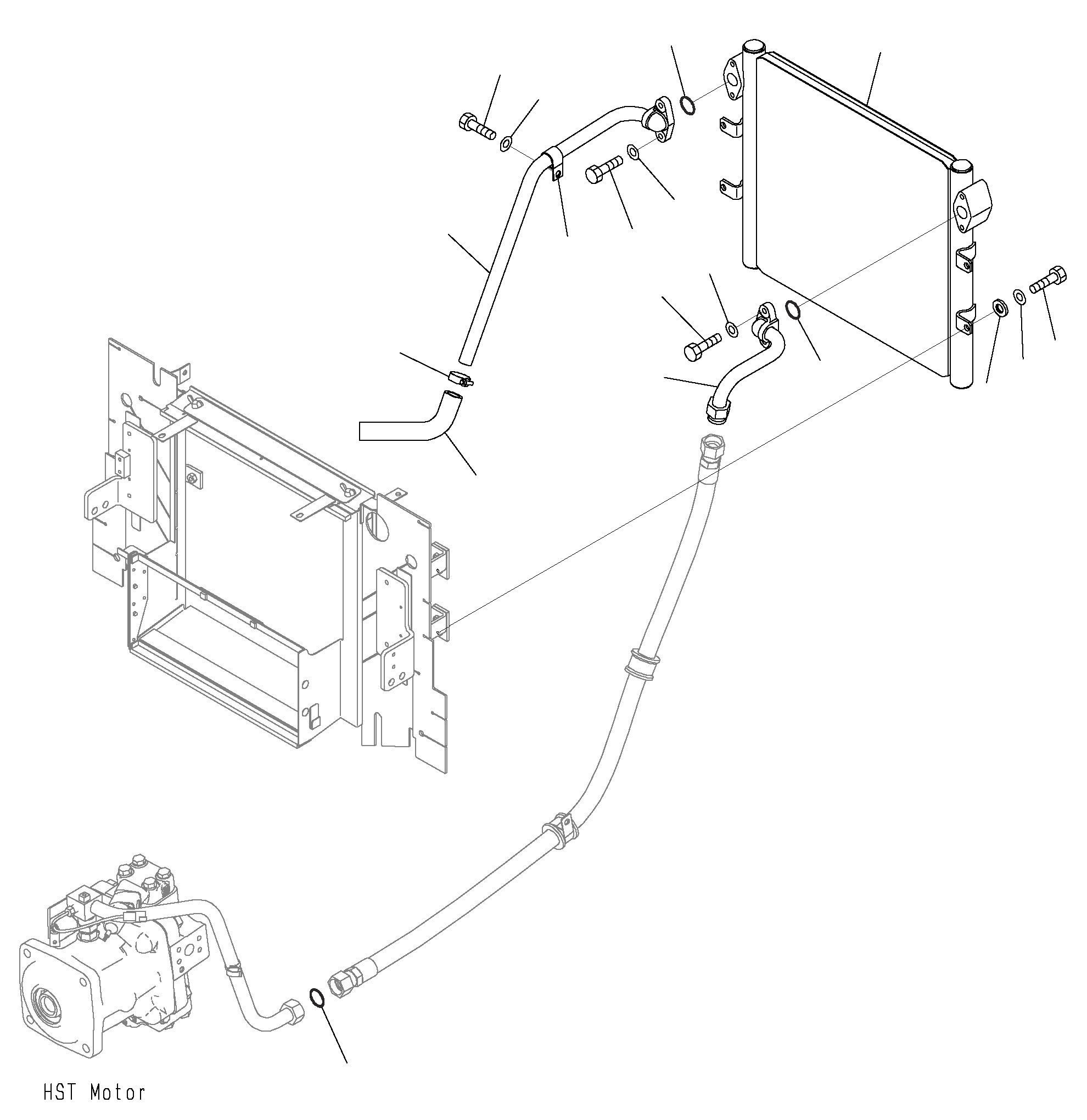 Масляный радиатор 3EC-66-65550 KOMATSU