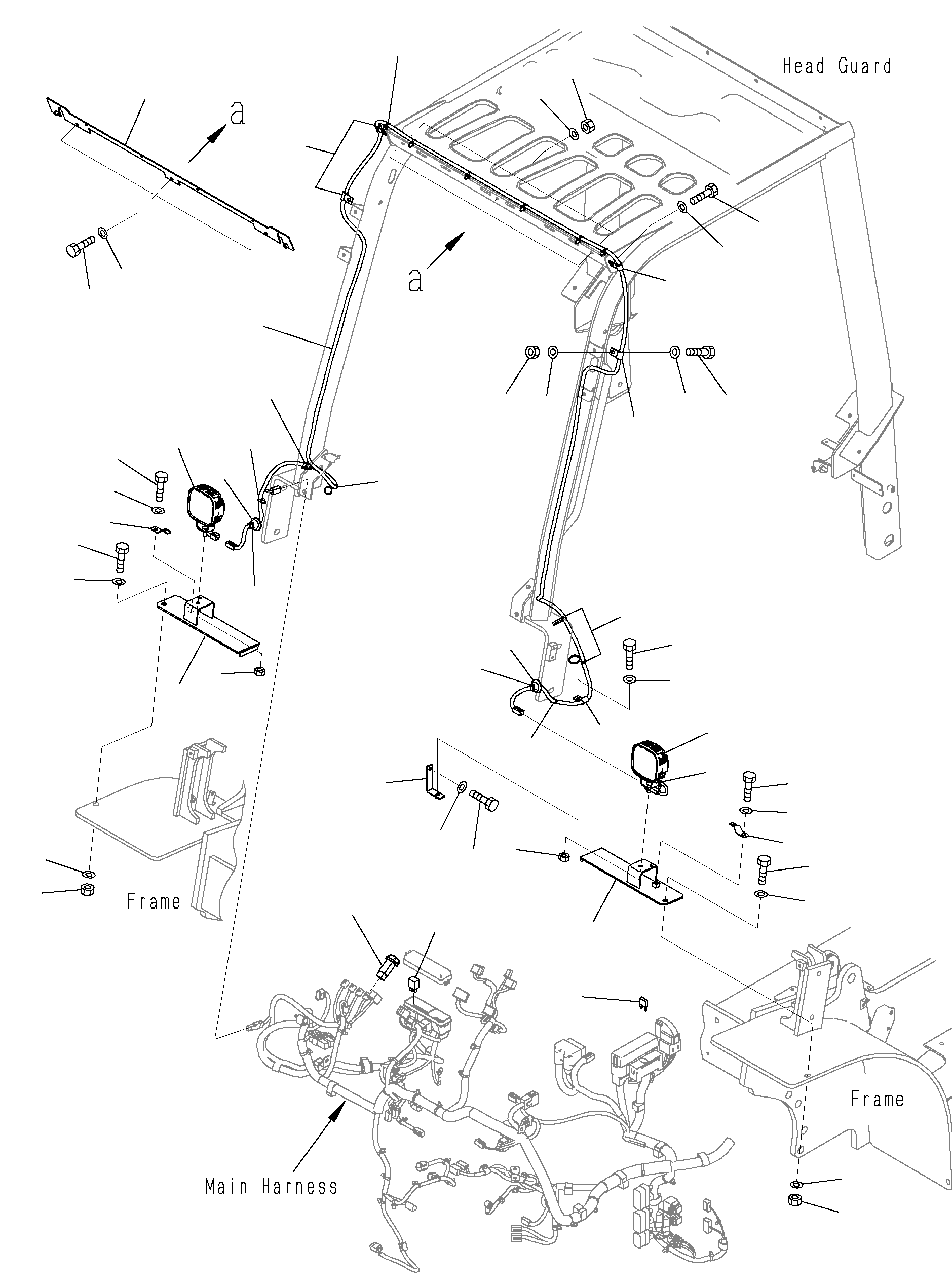 BRACKET, RH 3EC-56-62170 KOMATSU