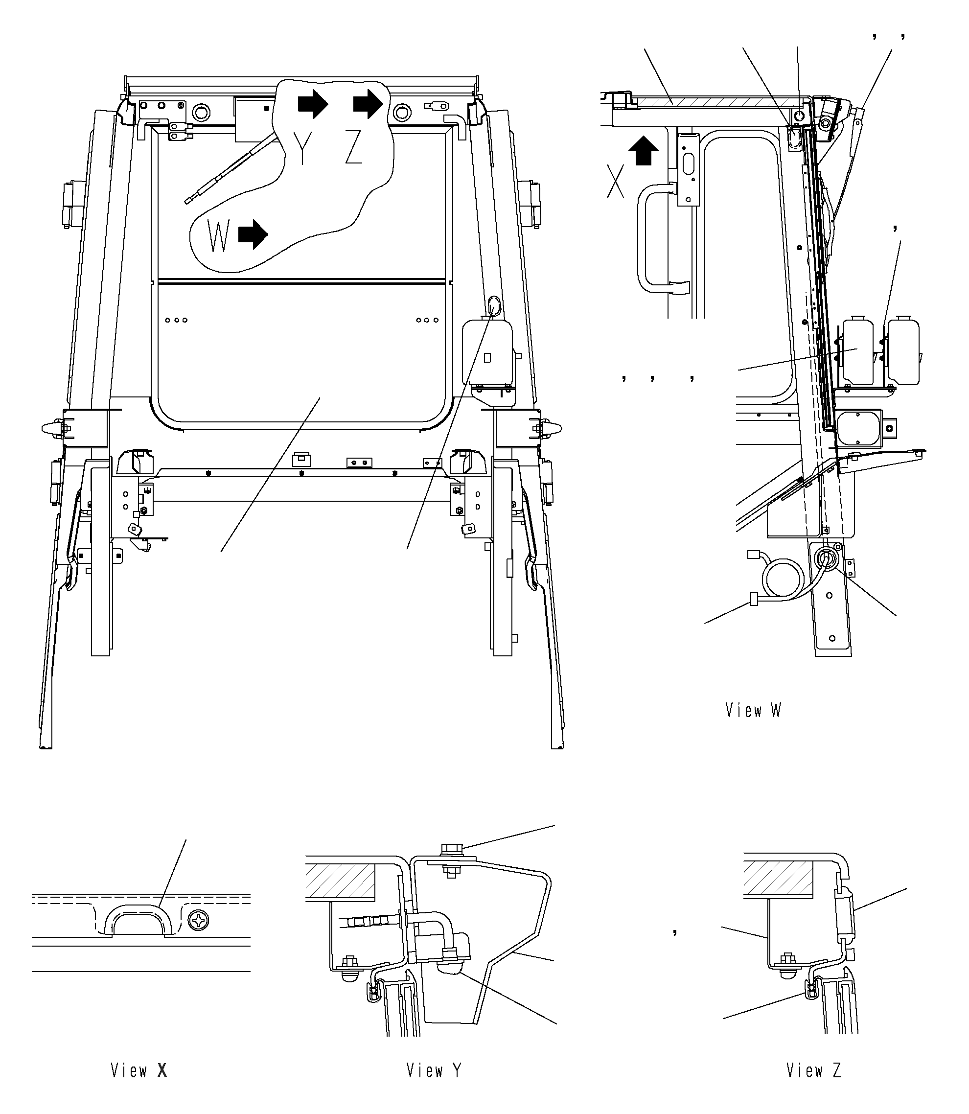 Проходная втулка YNNKF19286 KOMATSU