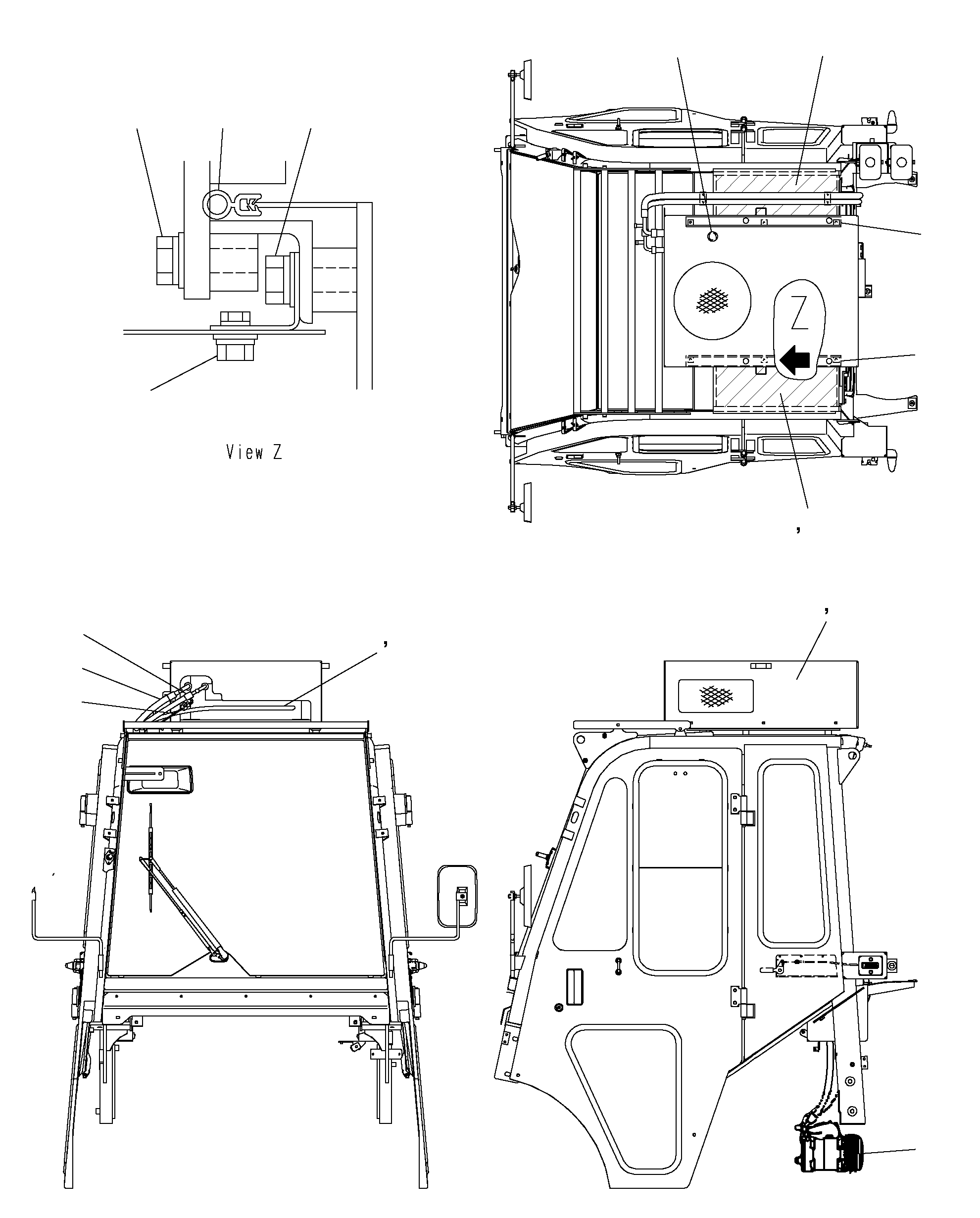 Крышка YNNKF20607 KOMATSU