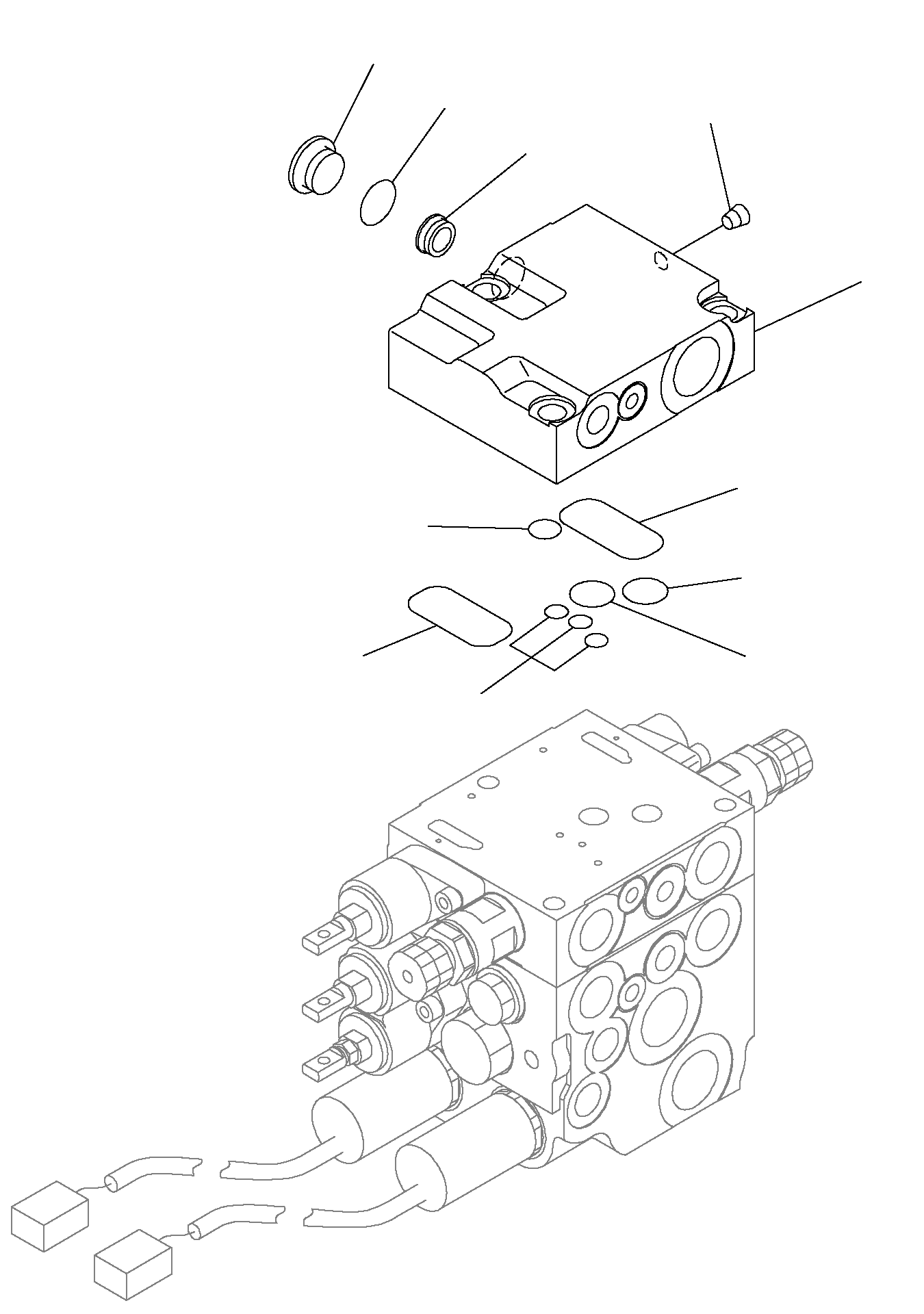 CONTROL VALVE (FH45/50) 723-83-31300 KOMATSU
