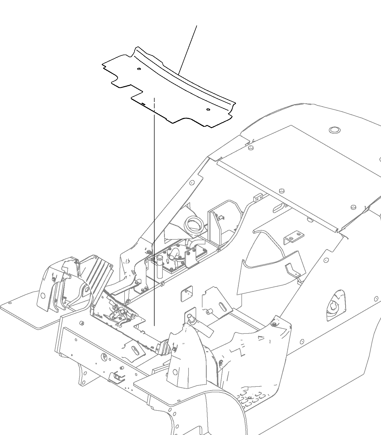 PLATE (FOR HEATER) 3EC-50-61730 KOMATSU